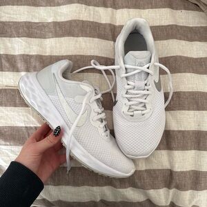 Nike Women's White and Gray Sneakers
